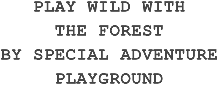 PLAY WILD WITH THE FOREST BY SPECIAL ADVENTURE PLAYGROUND